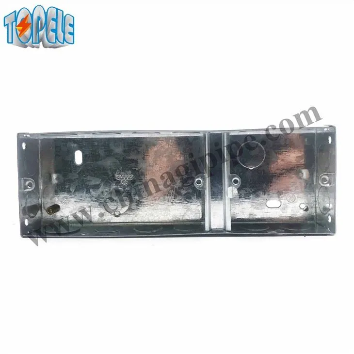 BS4662 1+2 Gang 35mm Stalowa skrzynka do płukania